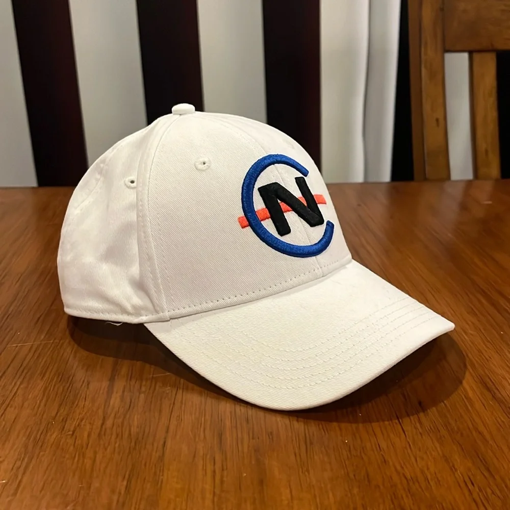 Nautica Competition Snap Back Hat Cap White